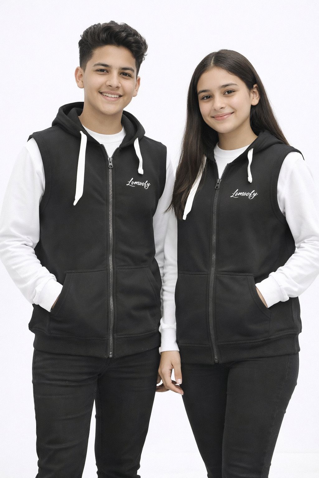 unisex half sleeve jacket